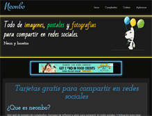 Tablet Screenshot of neonbo.com